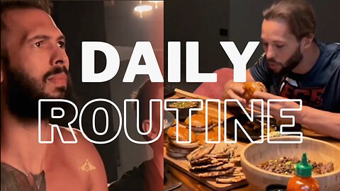 Andrew Tate and Tristan Tate daily routine - Eating Gym and everything.