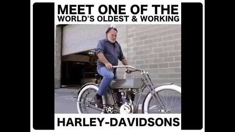 Oldest Harley Davidson motorcycle in the world in working condition