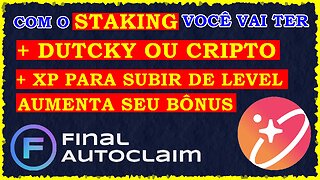 Como fazer Staking na Final Autoclaim com um método simples