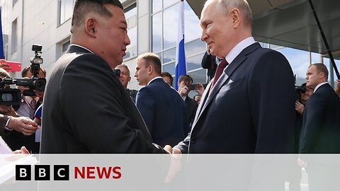 North Korean leader Kim Jong Un meets Russia's President Putin - BBC News