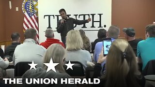 Vivek Ramaswamy Holds a Town Hall in Jones County, Iowa