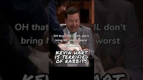 Kevin Hart is TERRIFIED of Rabbits #shorts