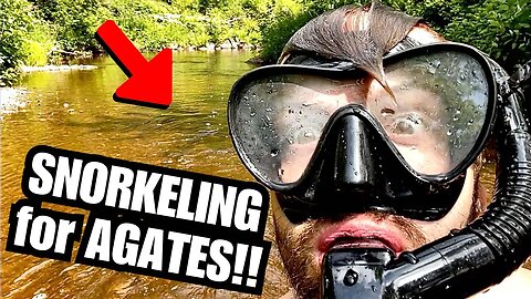 Snorkeling for Agates | Underwater River Rockhounding