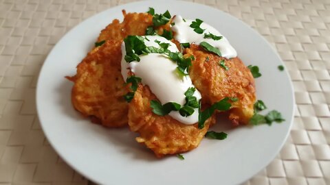 How to Make Potato Pancakes in the Bowl & without Oven for Fast and Light Food | Potato Latkes