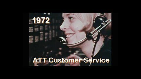 Vintage Technology: 1972 ATT Service "All in a Days Work" (Telephone Switchboard Operators)