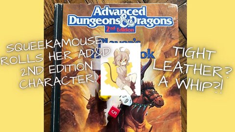 AD&D 2nd Edition Random Encounters 'snack size' Part 7 - Squeekamouse goes all natural!