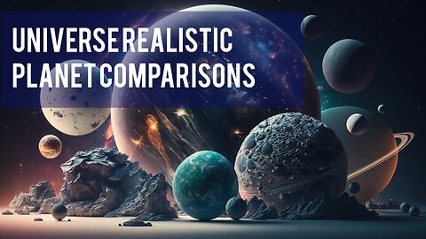 Universe Unveiled: A Realistic Planet Size Comparison