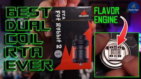 Hellvape Fat Rabbit 2 RTA Best Flavor Dual Coil RTA Ever