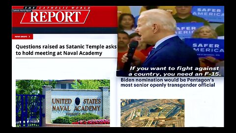 WARNING Biden Admits Military Will Be Used Against Americans Satanic Gay Psychopaths Overtake USA