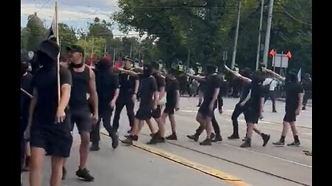 2023: Victoria, London - Anti-grooming protest supported by Nazis. Is this real or kind of a setup?