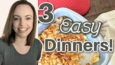3 dinner recipes for next week! | Winner Dinners 148