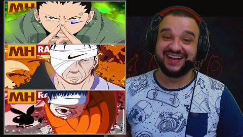 (TRIPLE REACT) Tipo Shikamaru ☁️♟| Tipo Danzou 🤕 | Tipo Tobi 🌀 | Prod. Sidney Scaccio | MHRAP