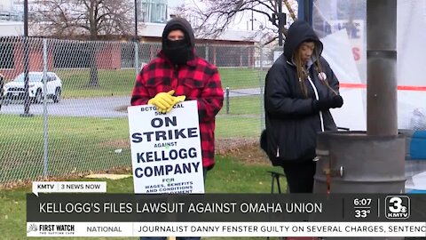 Kellogg's files lawsuit against its striking cereal workers