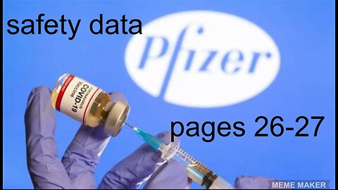 CONFIDENTIAL PFIZER SAFETY DATA pages 26-27