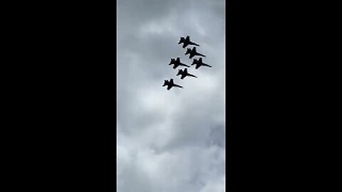 May 12, 2020 - Military Jets Fly in Formation Over Indianapolis Northside
