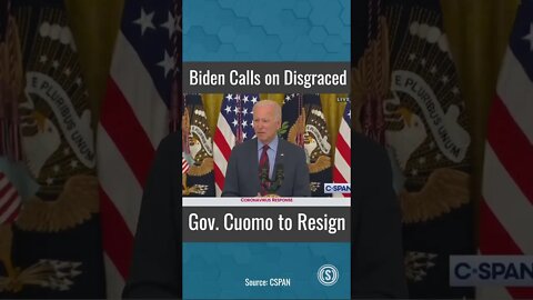 Joe Biden Calls on Disgraced NY Gov. Andrew Cuomo to Resign | #Shorts