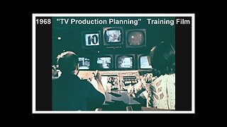 Vintage 1968 "TV Production Planning" training film; filming, video technology (BBC) (Ackland)