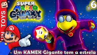 ⭐️ Super Mario Galaxy #6 - Um KAMEK/MAGIKOOPA Gigante é o BOSS deste gameplay IRADO! 🧙 PT-BR 1080p