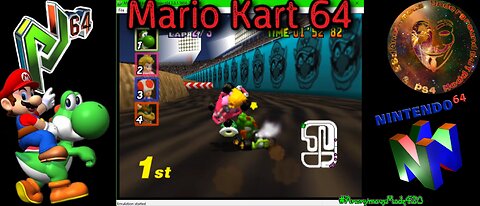 Mario Kart 64 N64 ROM PC Gameplay