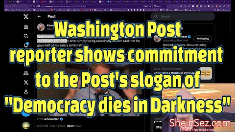 Washington Post reporter shows commitment to slogan "Democracy dies in Darkness"-SheinSez 280