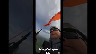 Wing collapse #Paramotor #paragliding