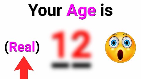 This Video Will Accurately Guess Your Age...(No Clickbait)
