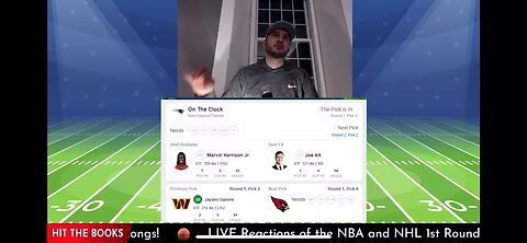 Ace’s live reaction to the Drake Maye selection at 3rd Overall by the New England Patriots