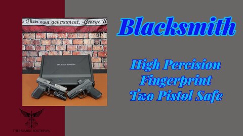 Best Biometric Handgun Safe (Blacksmith Model: SF0201) #blacksmithsafe