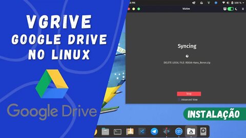 VGrive - Google Drive no Linux