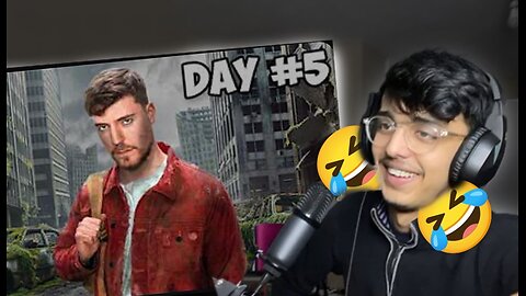 Reacting to Mr Beast's "I Survived 7 Days In An Abandoned City" Video!!!