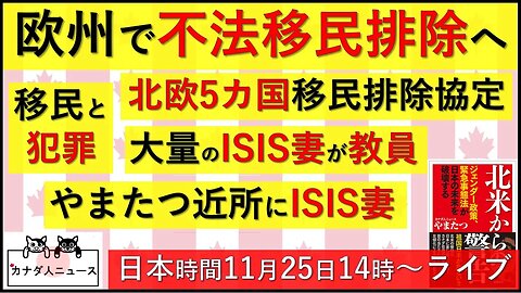 11.13 欧州で反(不法)移民の流れ