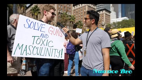 Interviewing Gun Control Protesters At Rally To End Gun Violence