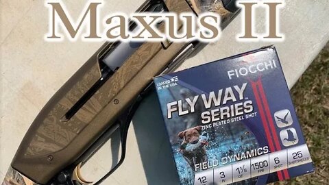 Browning Maxus II Wicked Wings 12 Gauge Shotgun Fiocchi 3" #6 Shot Gun Shells Pattern Test