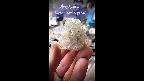 Apophyllite, higher self crystal