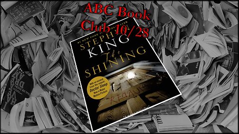 Book Club Live Stream on The Shining by Stephen King | Halloween Special