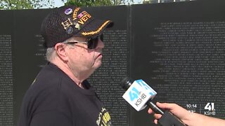 Vietnam Veterans Memorial replica honors fallen at National WWI Museum and Memorial lawn