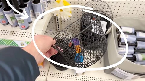 Place an ashtray in a Dollar Store basket (BRILLIANT!)