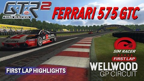 GTR2 NEW TRACK : Ferrari 575 GTC : Wellwood GP Circuit