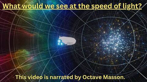 What would we see at the speed of light?#AtTheSpeedOfLight