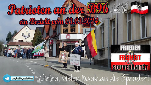 Stiller Protest B96 vom 03.03.2024