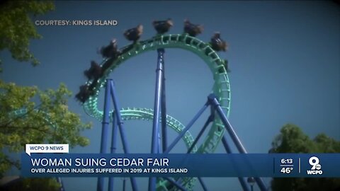 Woman sues Cedar Fair over alleged injuries at Kings Island