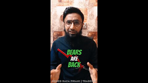 Bears Are Back ? Bitcoin Drop 🩸| Ahmed Raza Pirani