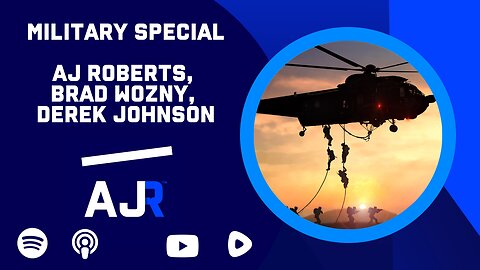We're in the final stages now - a Military Special with AJ Roberts, Brad Wozny and Derek Johnson.
