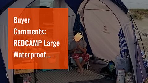 Buyer Reviews: REDCAMP Large Waterproof Camping Tarp Lightweight, Multifunctional Insulated Ten...