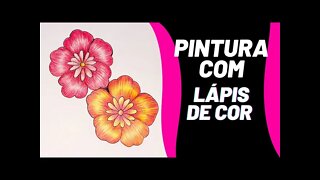 Como pintar Flores com Lápis de Cor Faber Castell