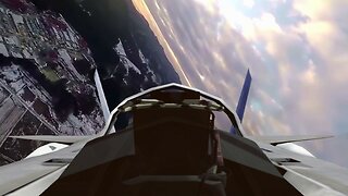 Extreme Low Flying Blank F15 EAGLE Fighter Jet For Projects With Audio