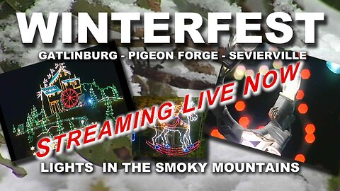 Christmas Music and Winterfest Lights From Gatlinburg Pigeon Forge Sevierville