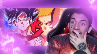 🔴 Goku (Instinto Superior) VS. Naruto (Modo Bárion) | Batalha de Mestres | NINJA RAPS | REACT