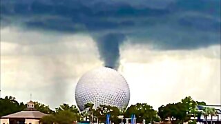Funnel Cloud Forms Near Disney's Epcot