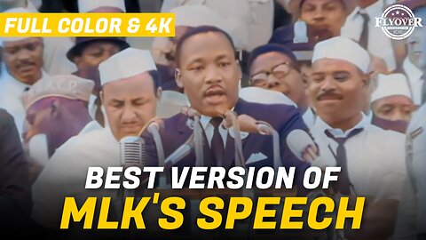 Most Epic MLK Speech in Color and 4k | Flyover Clips